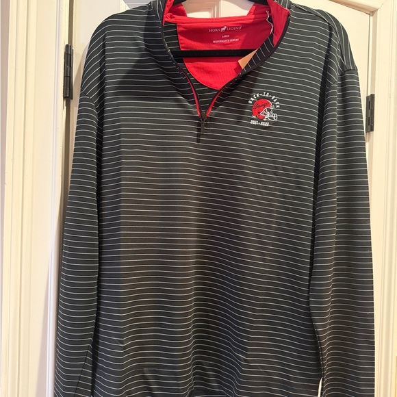 NWT Mens Horn Legend Georgia Dawgs National Championship Quarter Zip - Picture 3 of 4